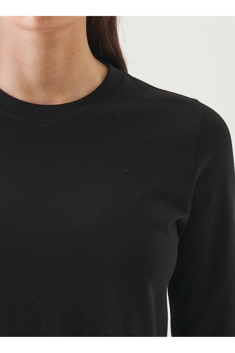 Patrick Assaraf - Long Sleeve Iconic Pima Stretch Baby Tee