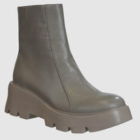 Naked Feet Women's Xenus Platform Ankle Boots in greige 1 - women's shoe