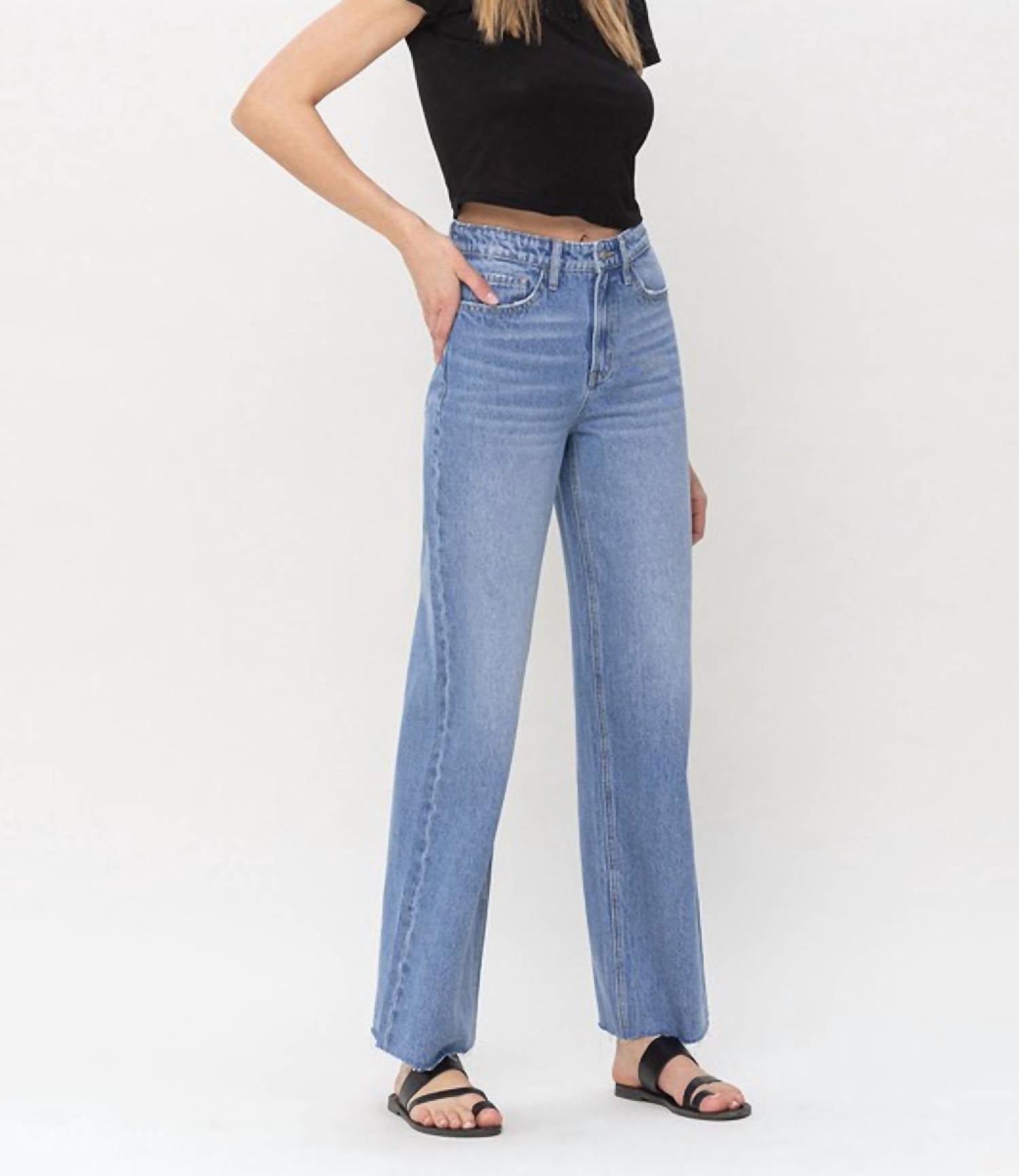 Vervet By Flying Monkey - 90's Vintage High Rise Loose Jeans