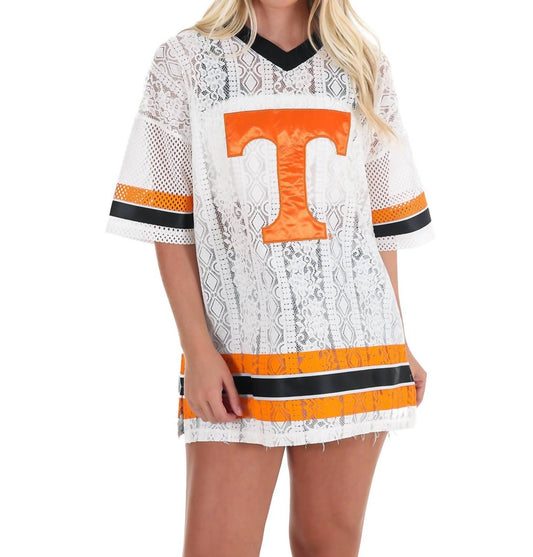 Gameday Couture - Oversized Lace Mesh Fashion Jersey