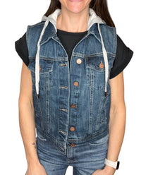 Risen - Saffira Hooded Denim Vest