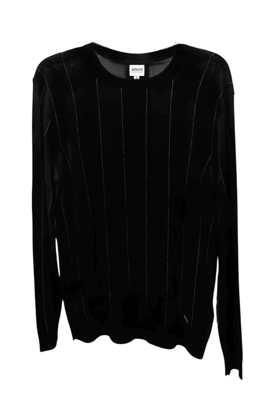 Armani - Long Sleeve Striped Top