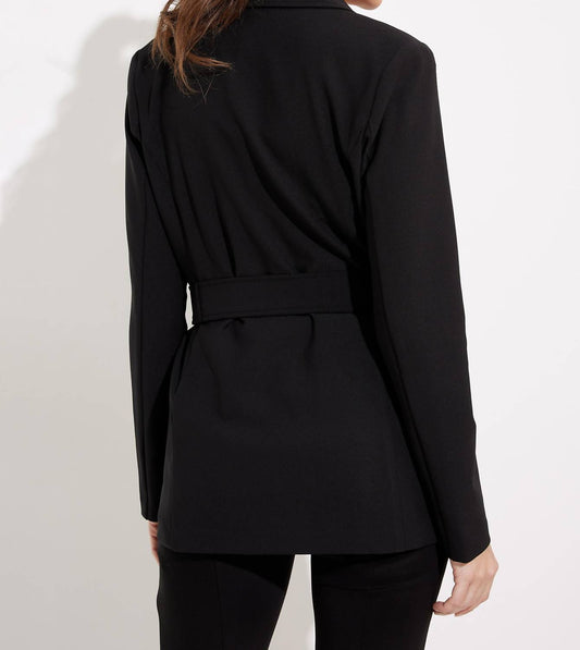 Joseph Ribkoff - Formal Belted Hip-length Coat