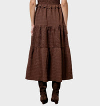 Moon River - Flutter Sleeve V-neck Midi Dress