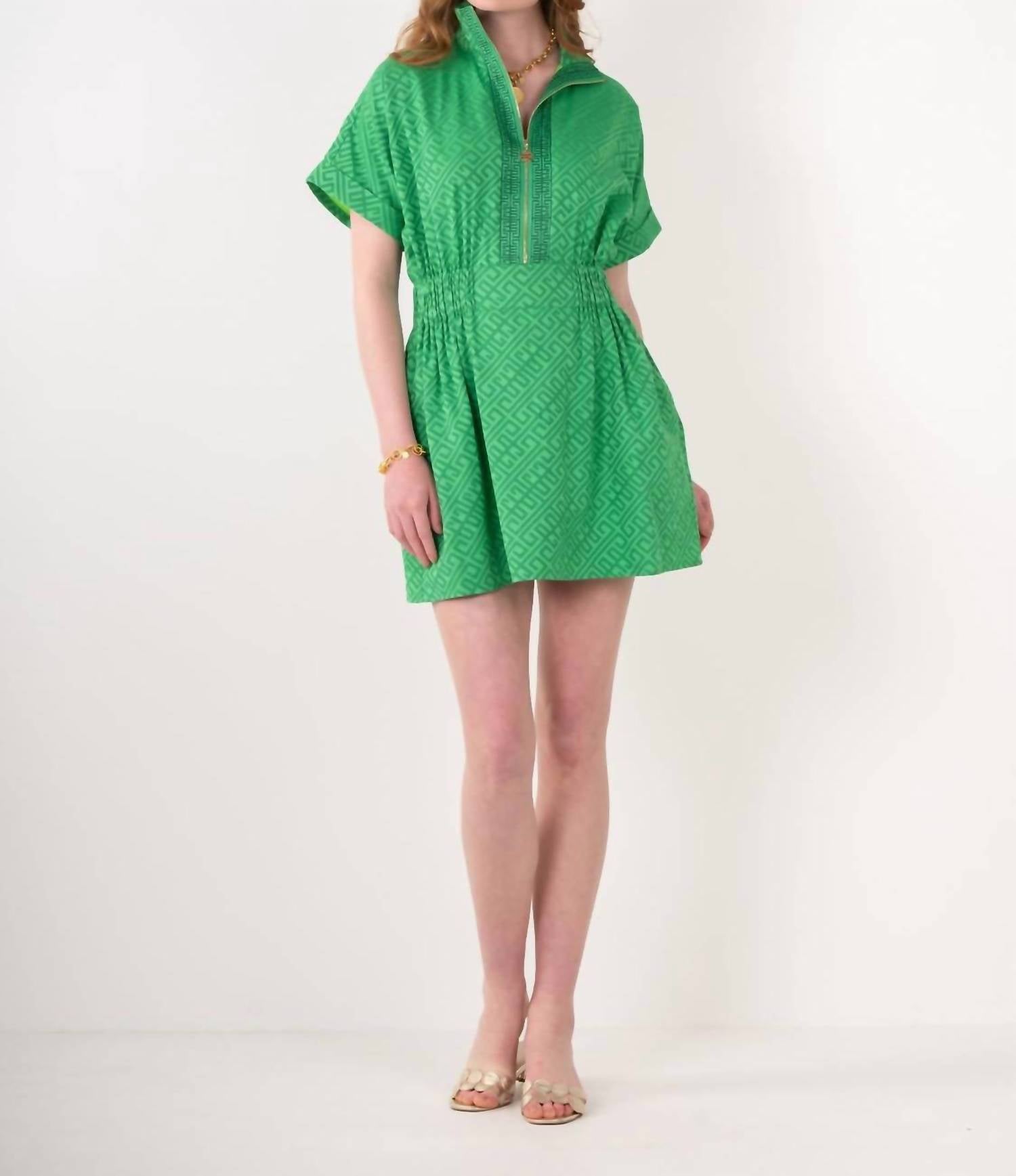 Emily Mccarthy - Pullover Zip Mini Dress