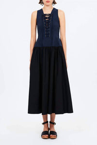 Ulla Johnson - Denia Color Block Midi Dress