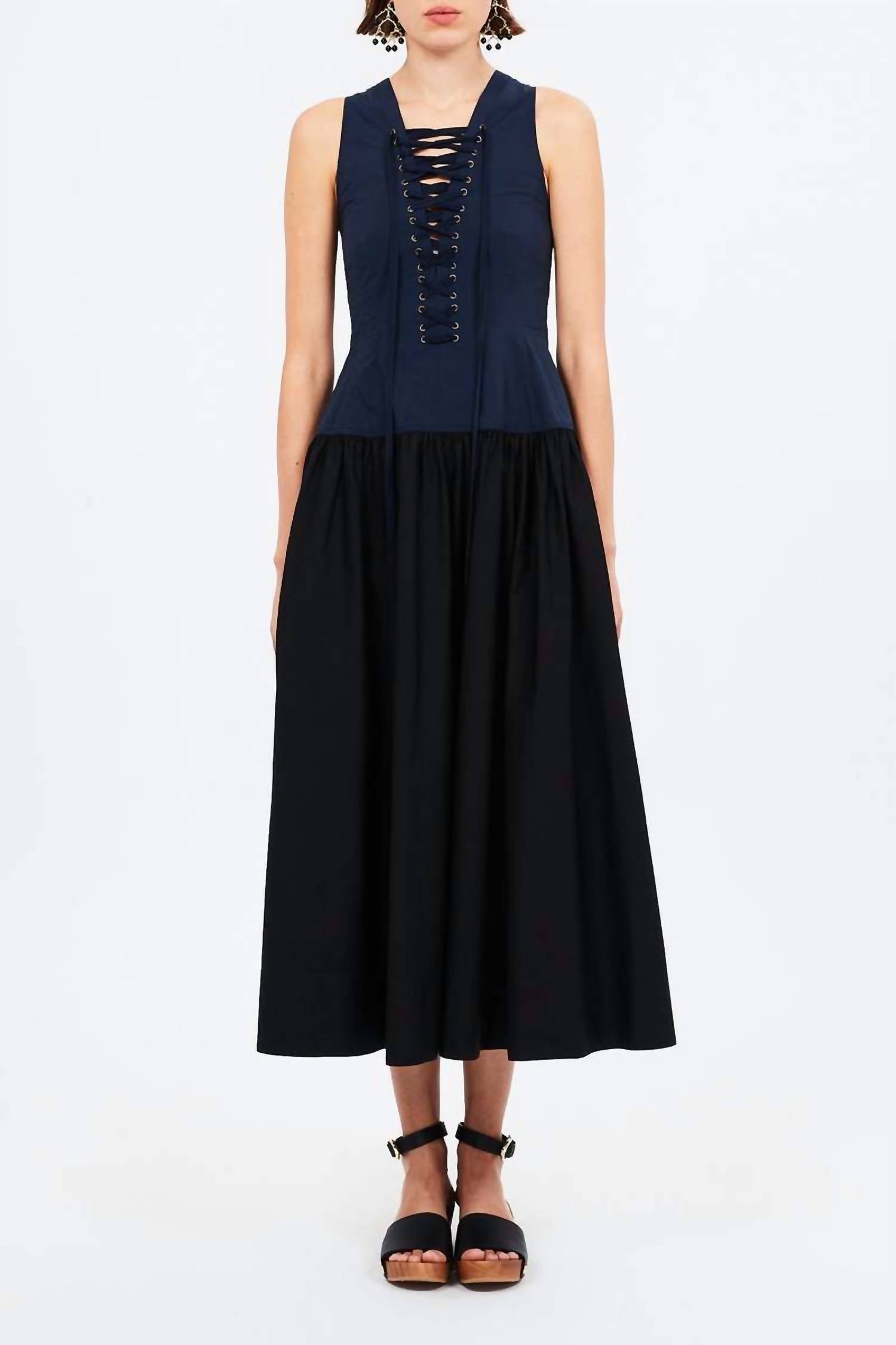 Ulla Johnson - Denia Color Block Midi Dress