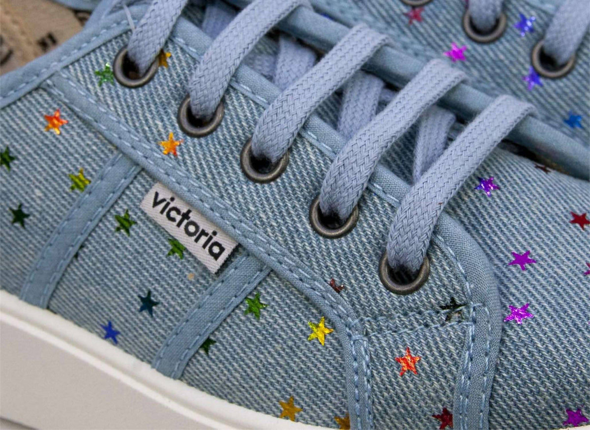Victoria - Girls' Platform Canvas Sneakers