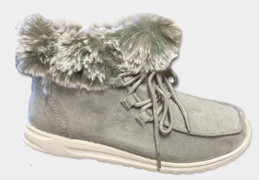 Gypsy Jazz - Women's Fuzzy Farren Slip-on Boots