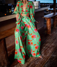 Miguelina - Elaina Printed Gauze Pants