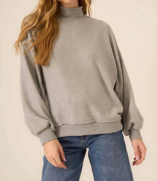 Project Social T - Love Language Mock Neck Sweater