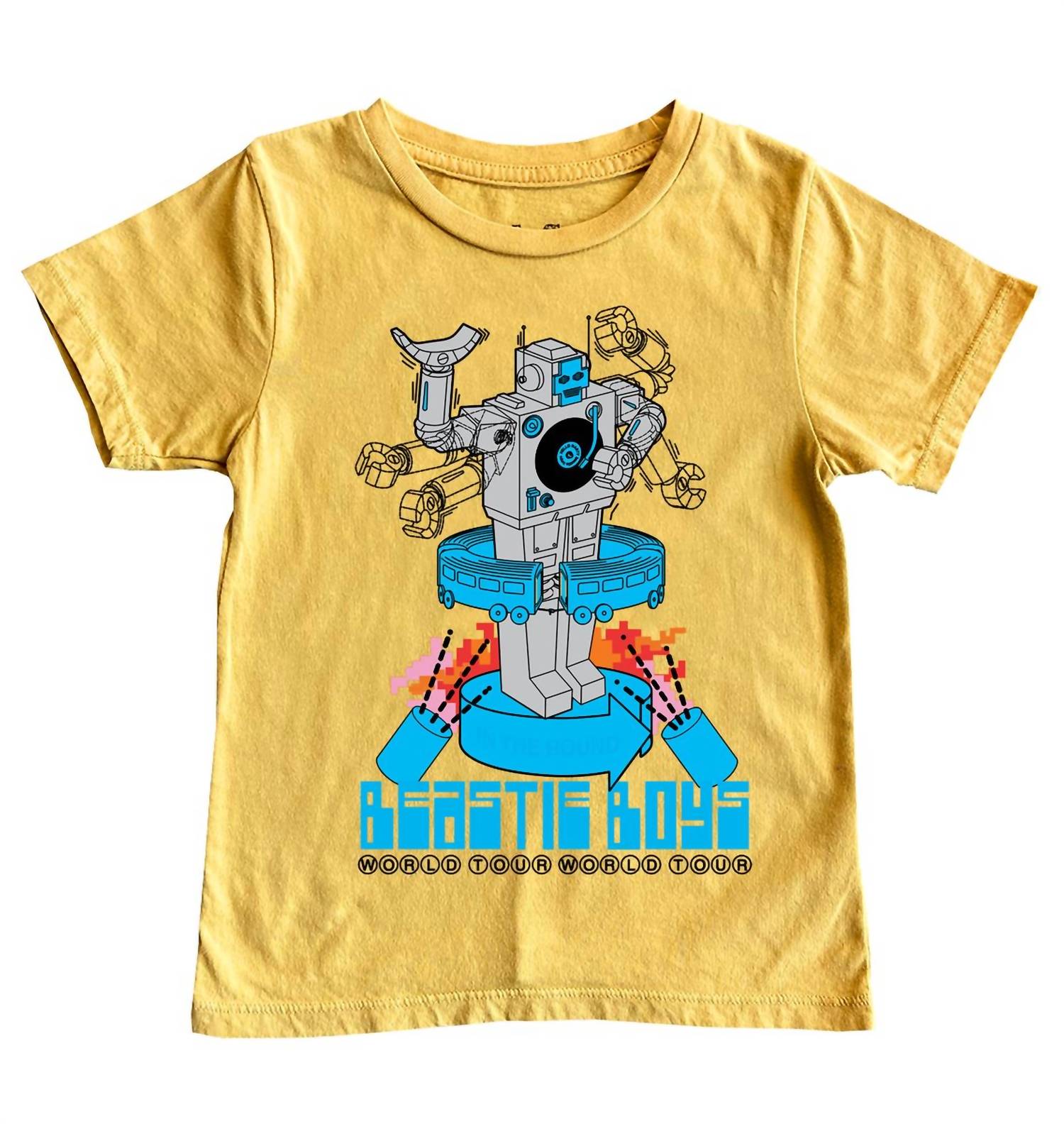 Rowdy Sprout - Boys Sunset Beastie Robot Tee