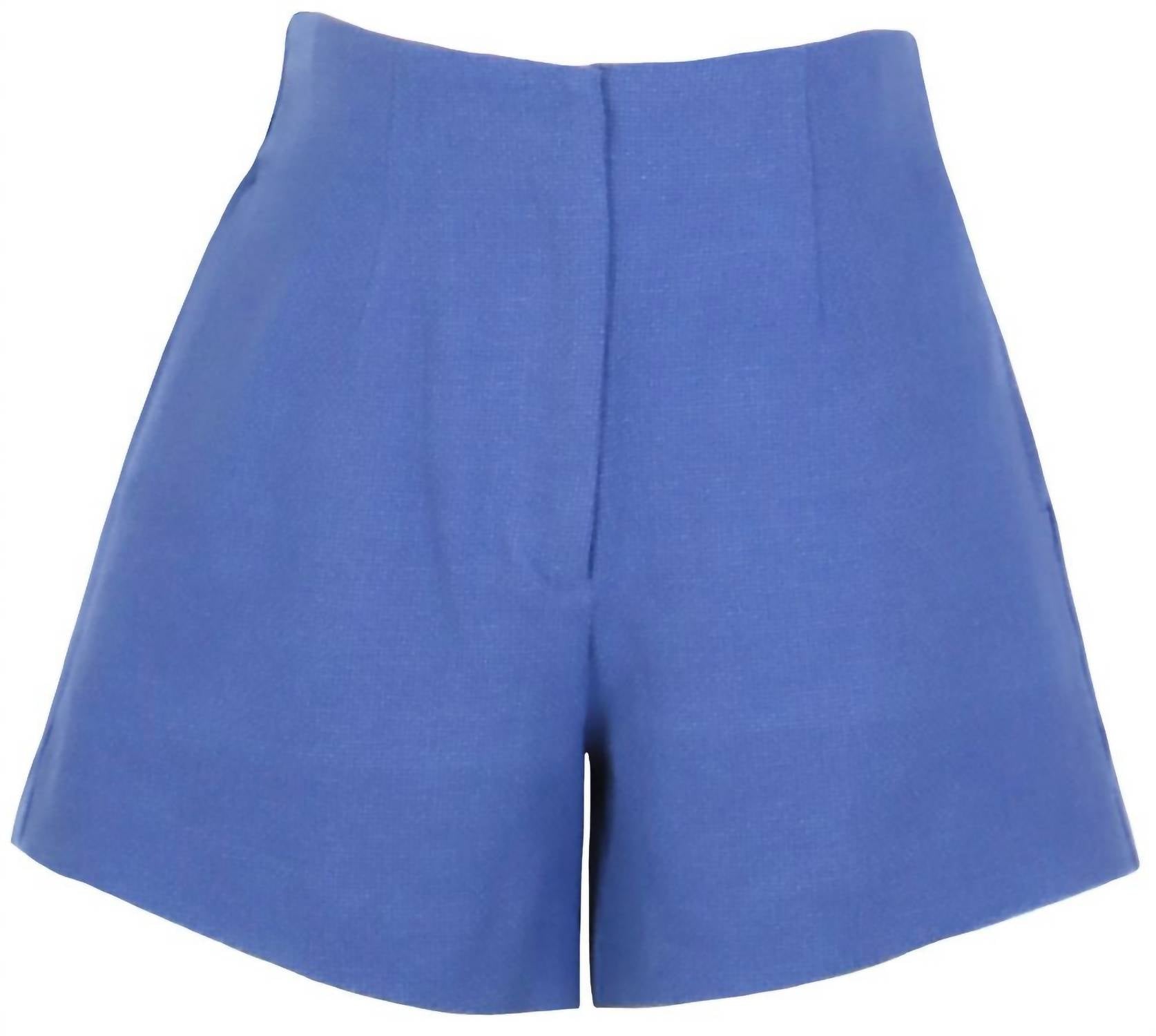 LUCY PARIS Women's Jovie Short in periwinkle - women's shorts
