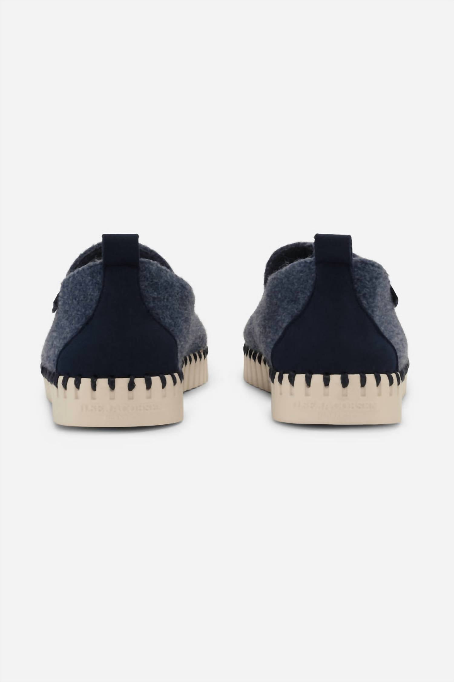 Ilse Jacobsen Women's Tulip Home Flat Loafer in country blue - women's sneaker - view 4