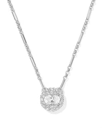 Kendra Scott Women's Bella Short Pendant Necklace in silver - women's jewelry