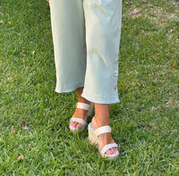 Coco + Carmen - Weekend Brushed Button Crop Pants