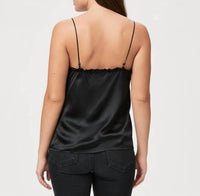 Paige Reina Cami Top in black - women's shirt - alternate view