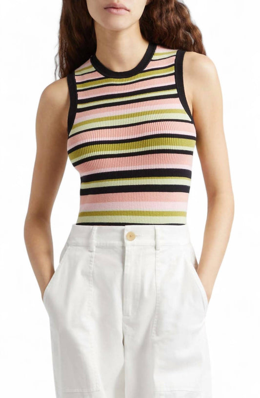 Atm - YARN STRIPE TANK TOP