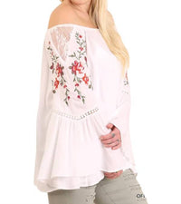 Umgee - Embroidered Bell Sleeve Tunic