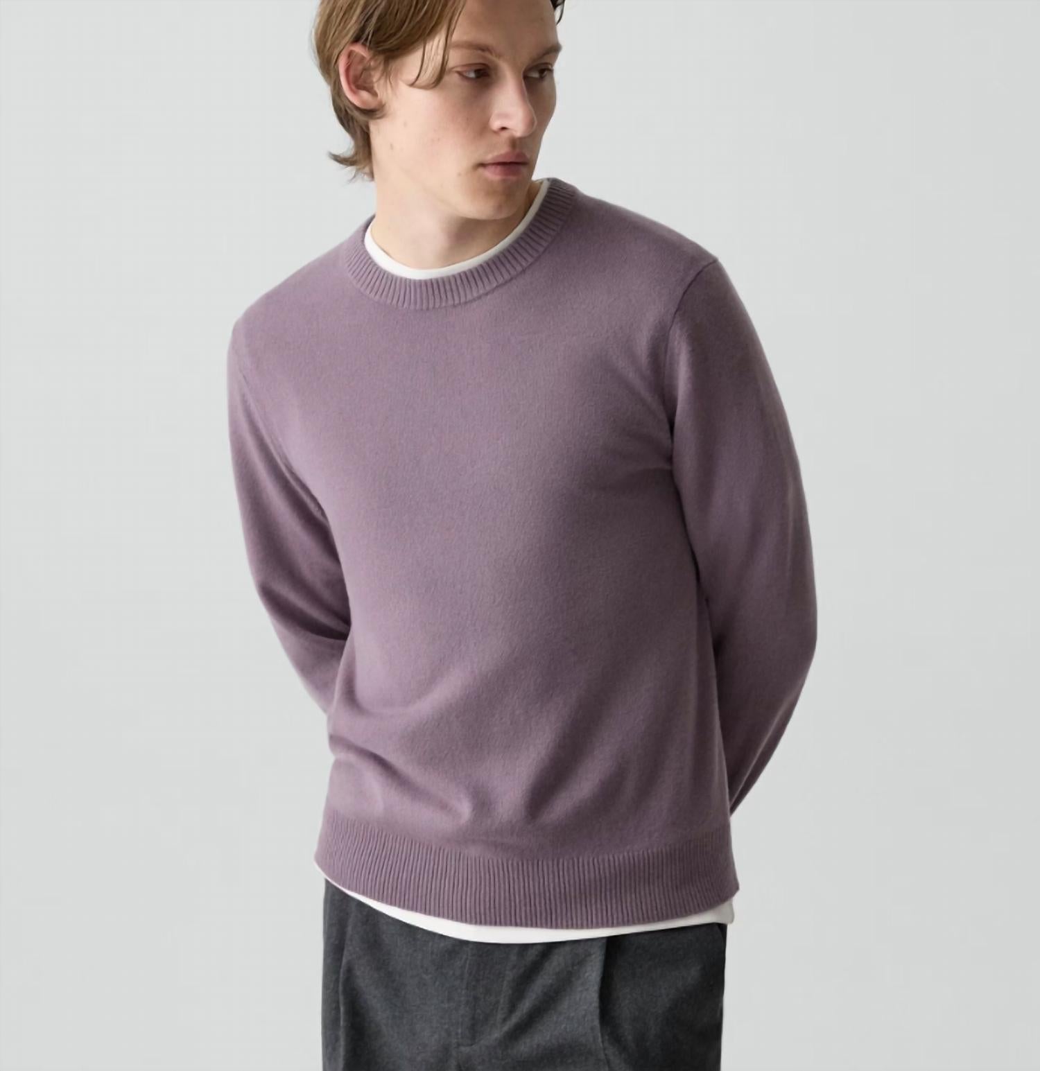 Theory - Men's Hilles Crew Cashmere Sweater