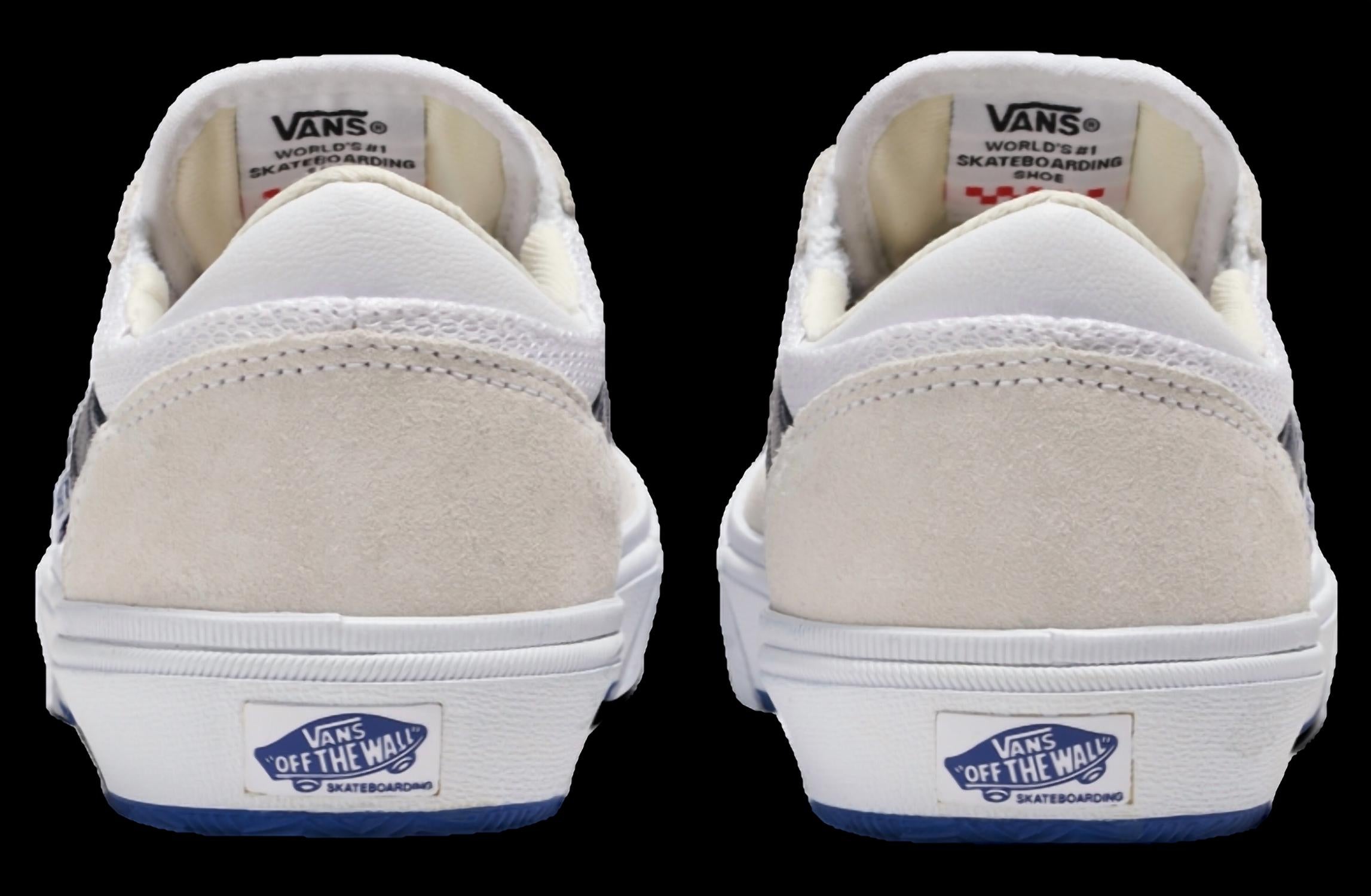 Vans Men's Crockett Shoe in z5d white blue - men's sneaker - alternate view