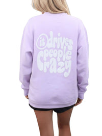 Southern Bliss - Be Happy Long Sleeve Crewneck Sweatshirt