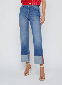 L'Agence - Women's Leighton Cuff Denim Jean