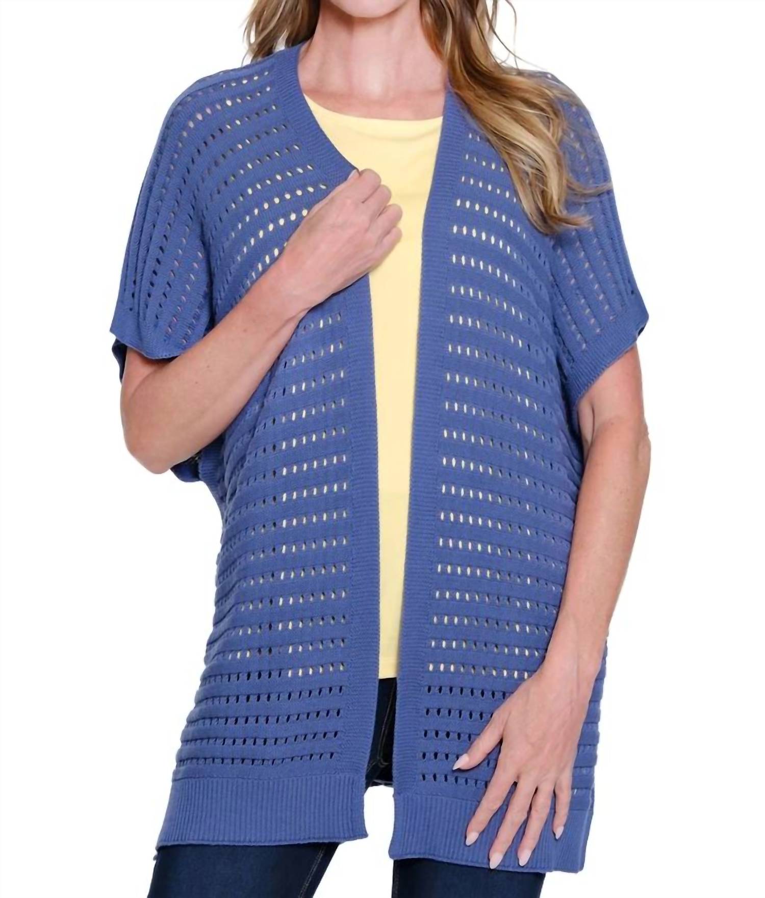 Multiples - Open Front Sweater Cardigan