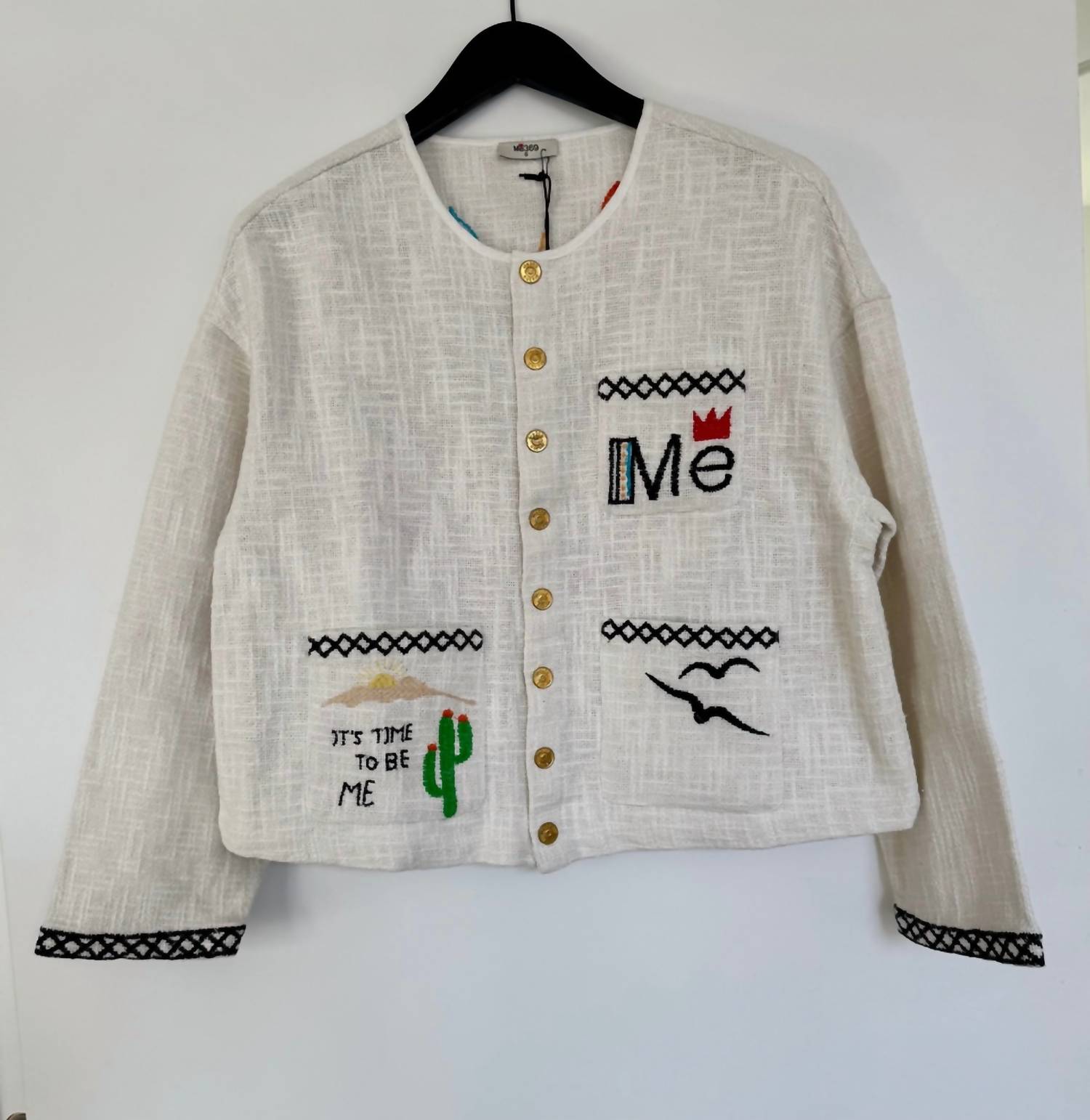 Me369 - Women's Margaret Collarless Jacket