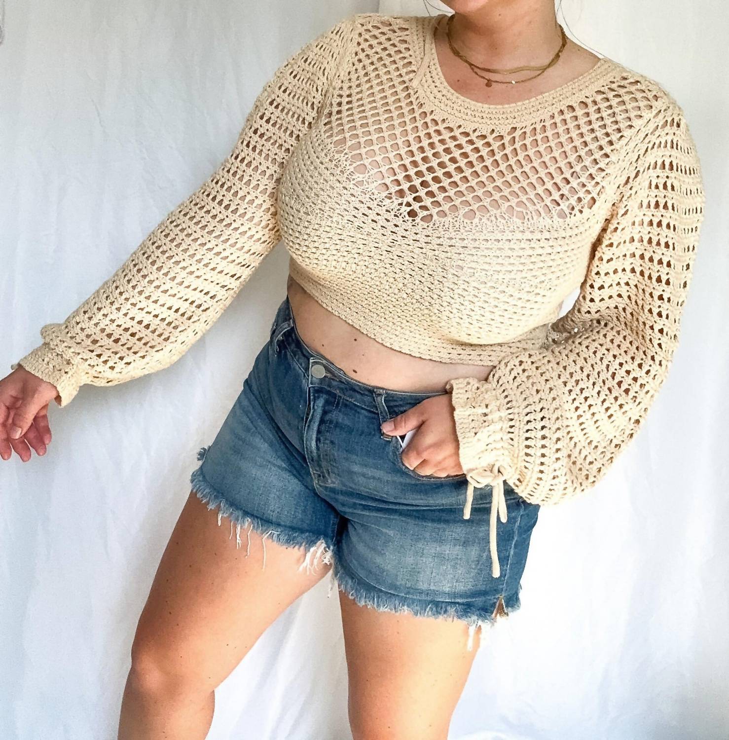 Le Lis - Malia Crochet Top