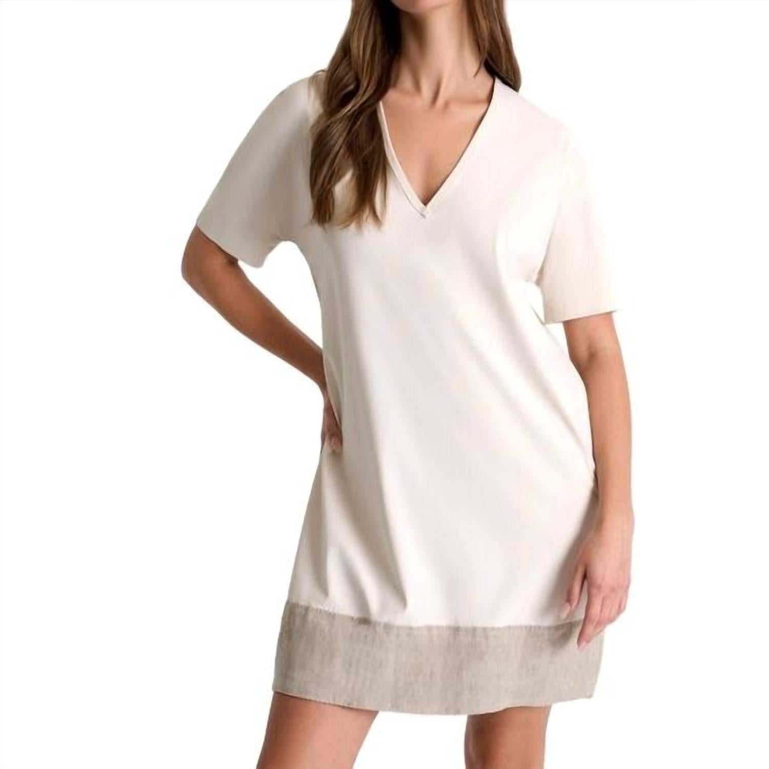Shan - ELISABETH V-NECK DRESS WITH LYCRA
