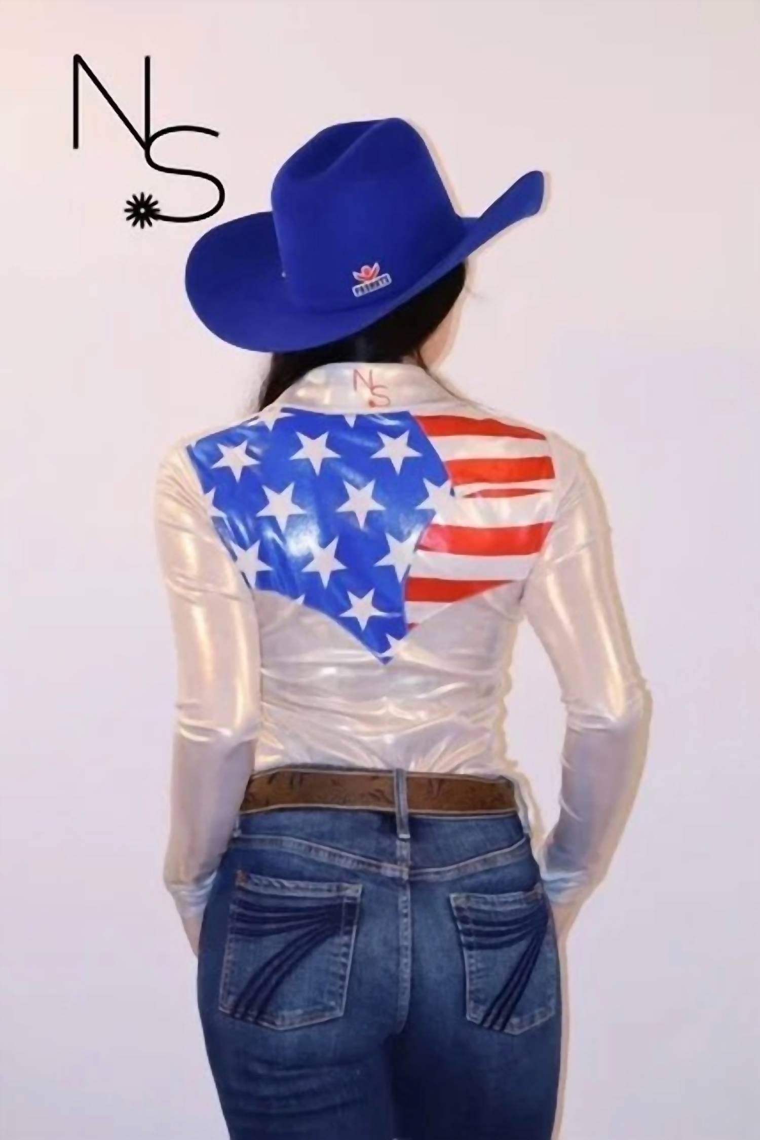 Neon Spur - God’s Country Western Pearl Snap Rodeo Shirt