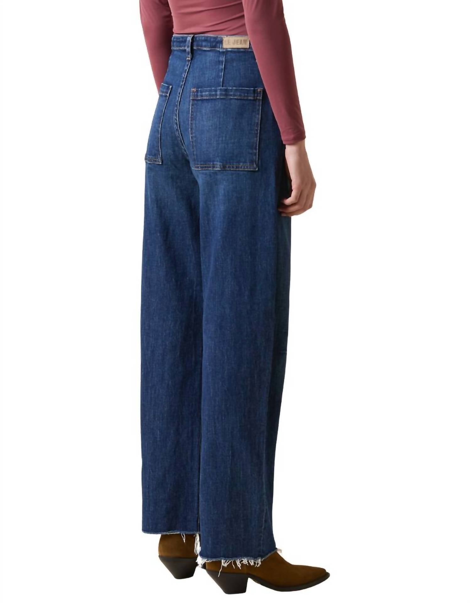 Le Jean - Darted Barrel High Rise Jeans