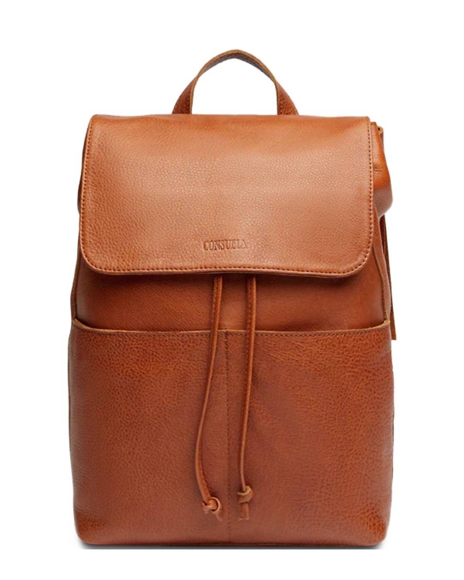 Consuela - Brandy Leather Backpack