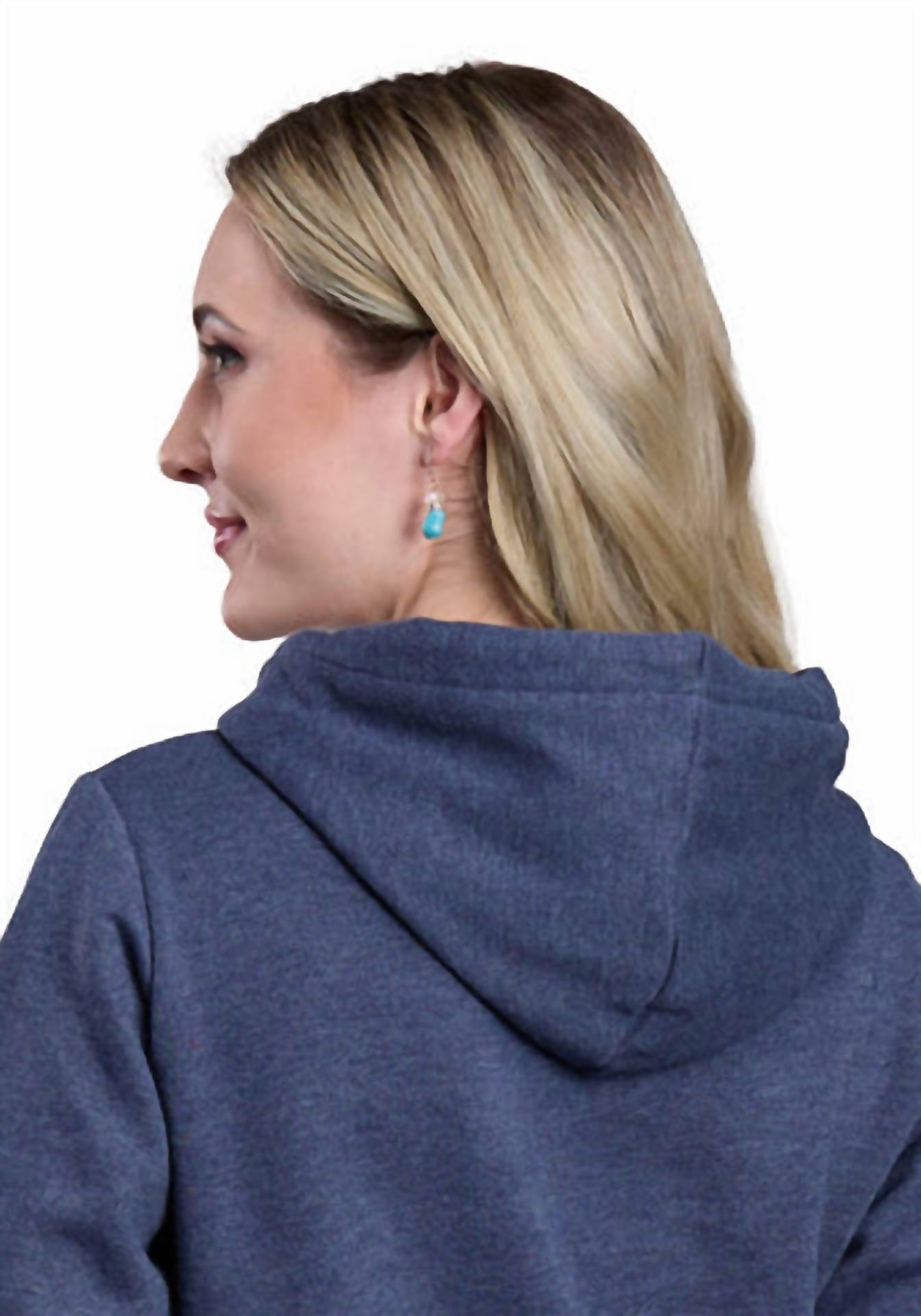 Tin Haul - Long Sleeve Roping Screen Cowgirl Sweatshirt Hoodie