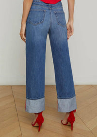 L'Agence - Women's Leighton Cuff Denim Jean