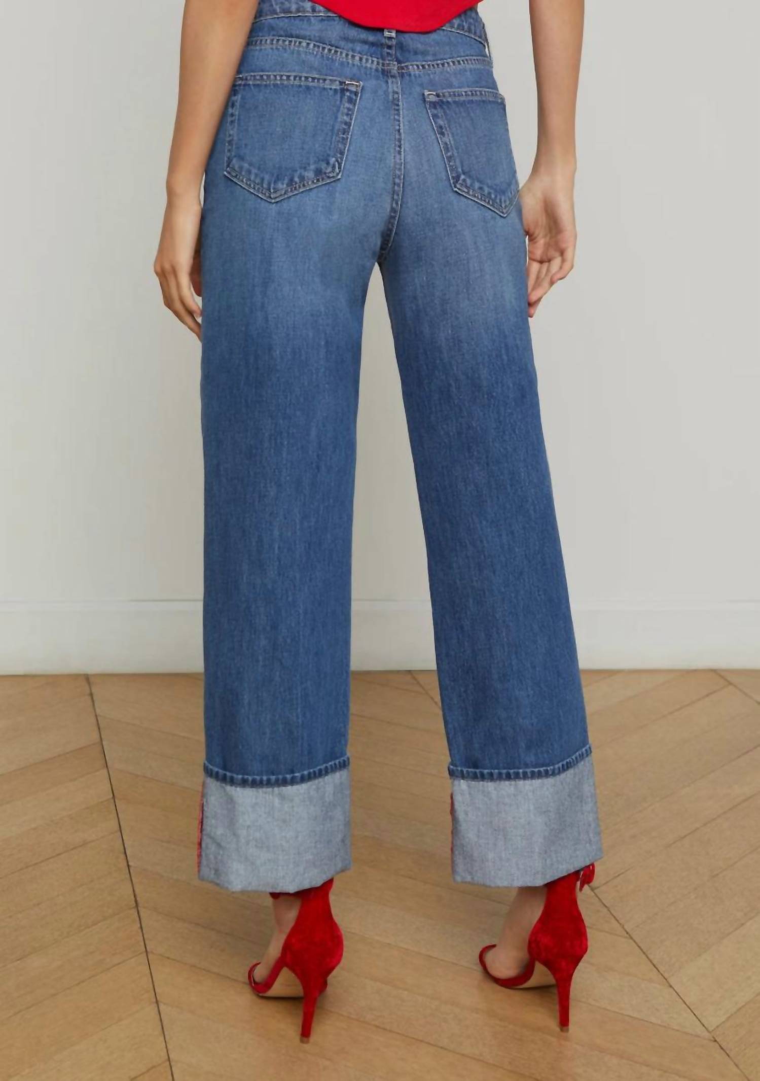 L'Agence - Women's Leighton Cuff Denim Jean