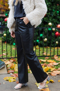 Venti6 - In The Moment Faux Leather Pants