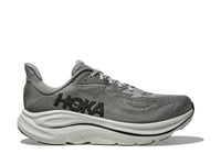 Hoka Men's Clifton 10 Running Shoes in galactic grey asteroid - men's sneaker - detail view