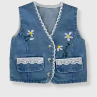 Bleu & Co. - Kids' Flower Child Embroidered Vest