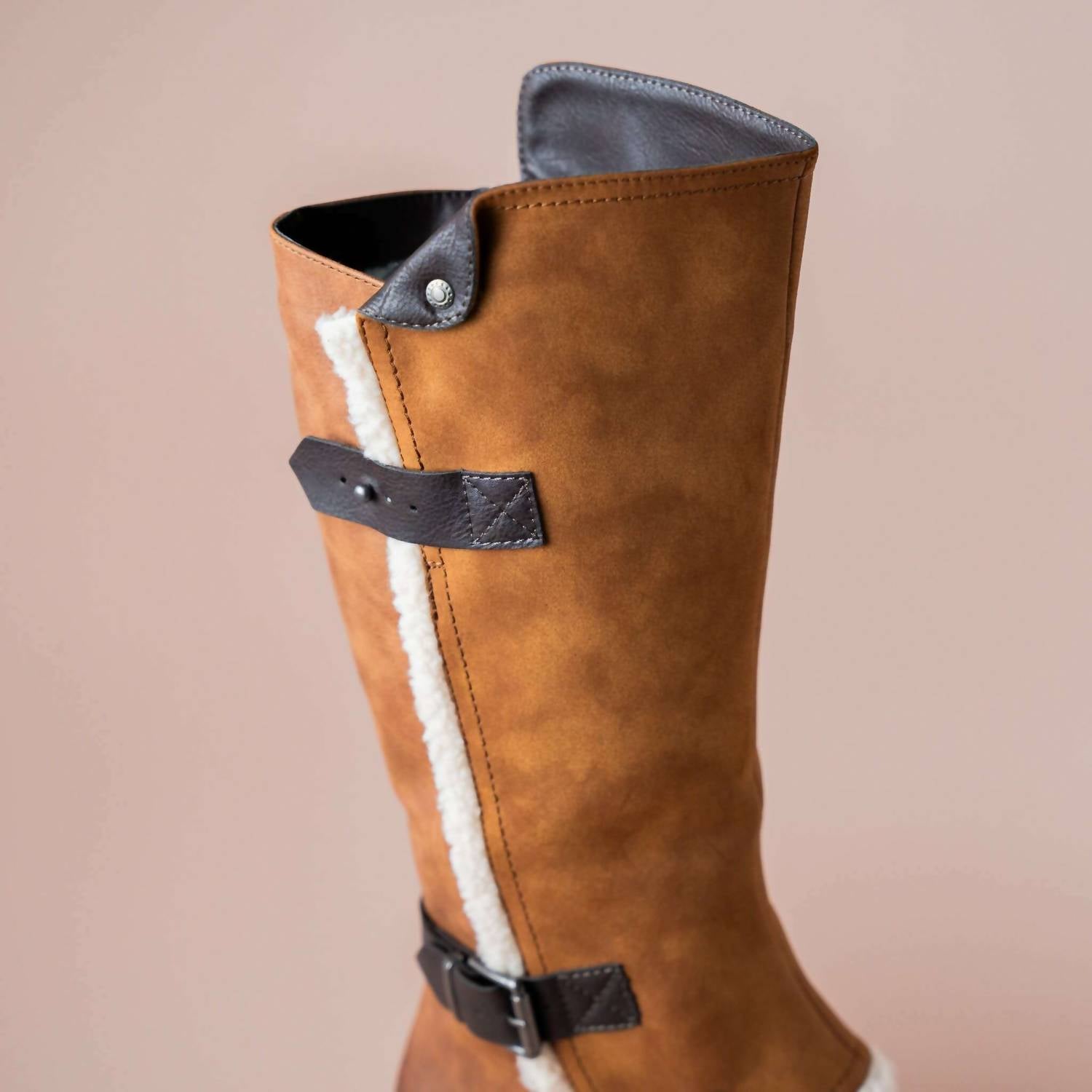 RIEKER Women's Tall Boot in brown - women's shoe - view 5
