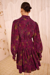 Ulla Johnson - Simona Silk Long Sleeve Dress