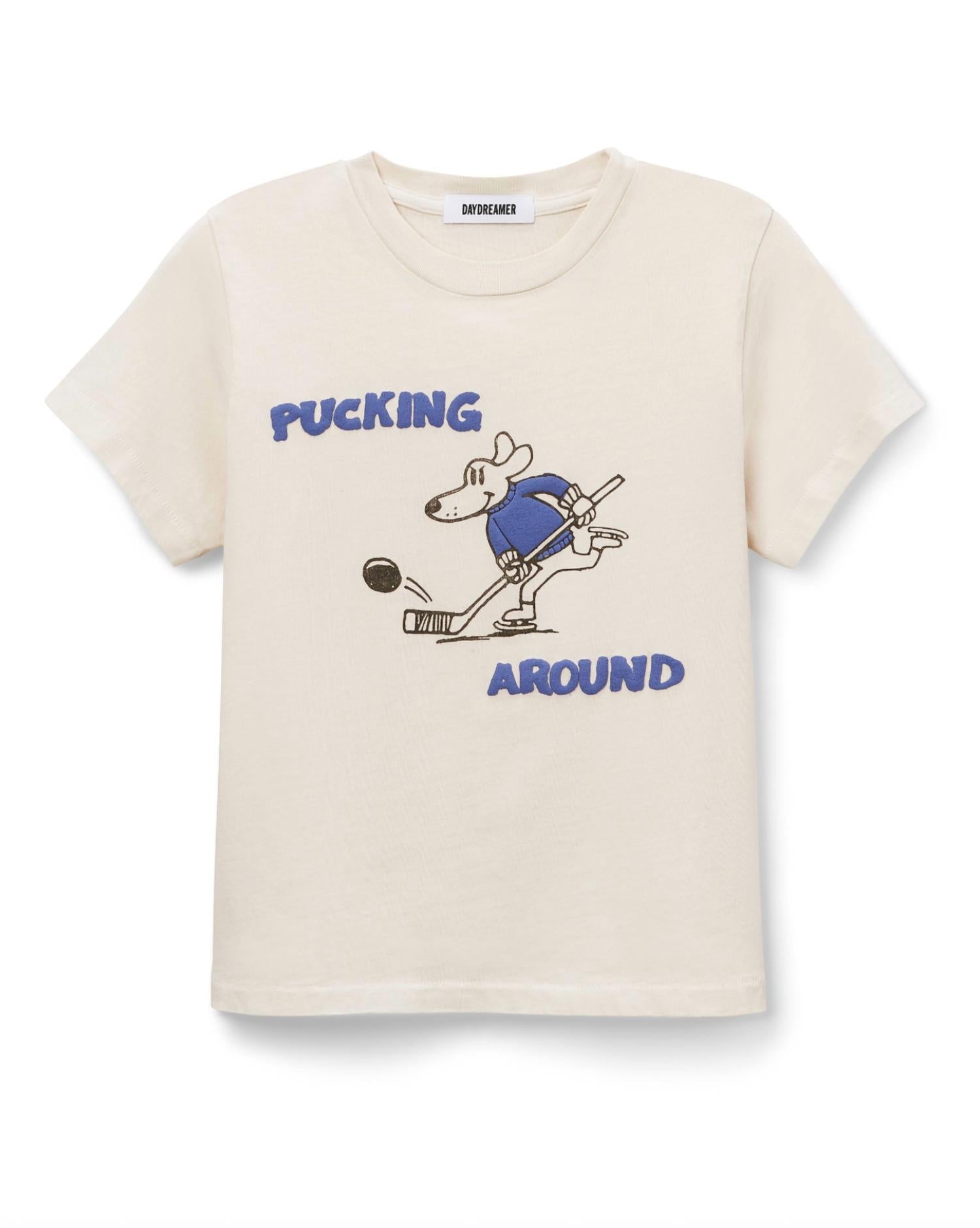 DAYDREAMER Pucking Around Vintage Tee in vintage white - women's t-shirt - view 5