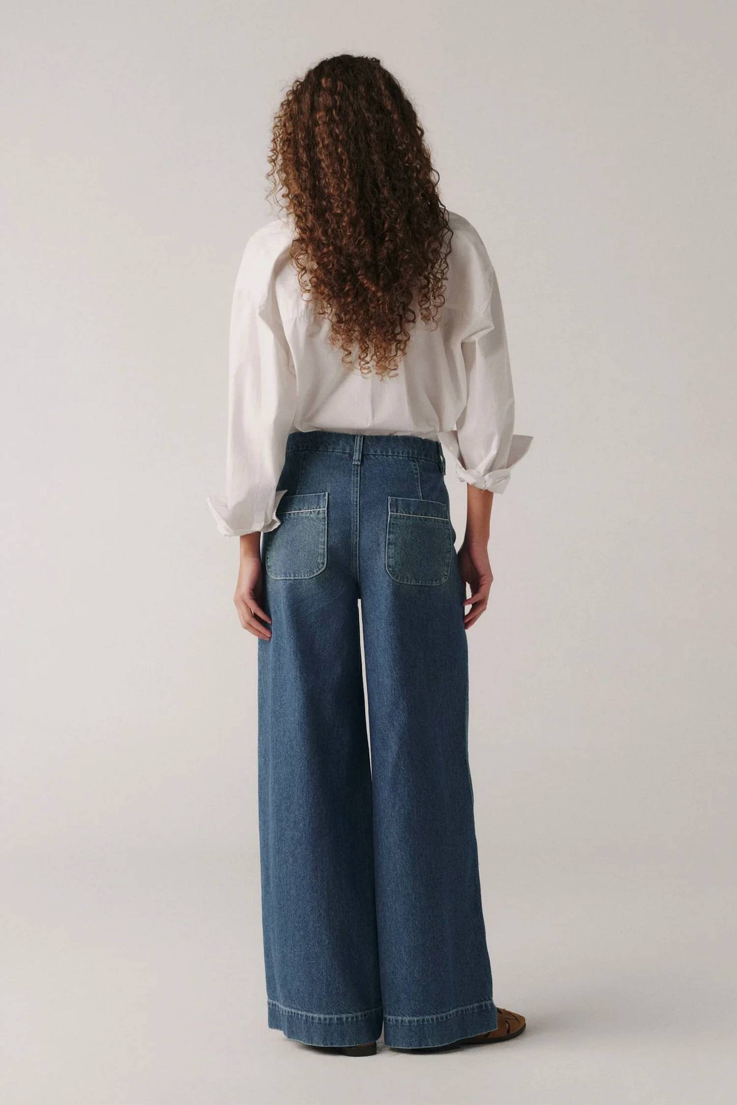 Warp + Weft - Venetian Wide Leg Trouser