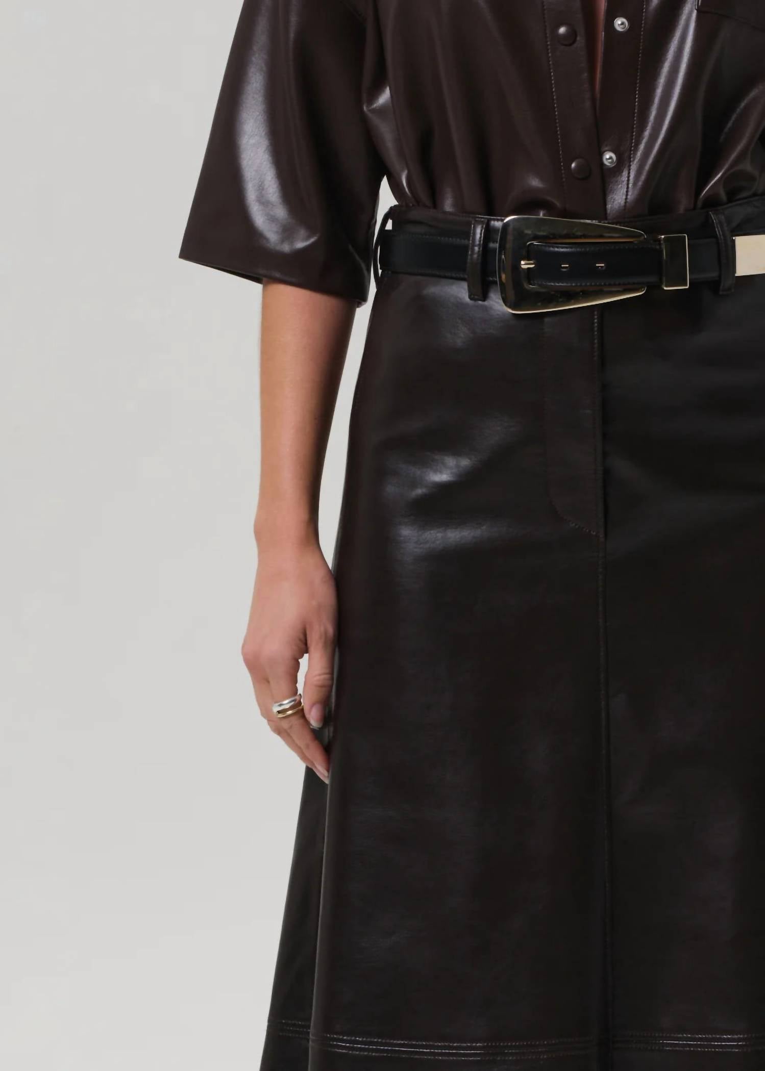 Citizens Of Humanity - Cassia Leather Skirt