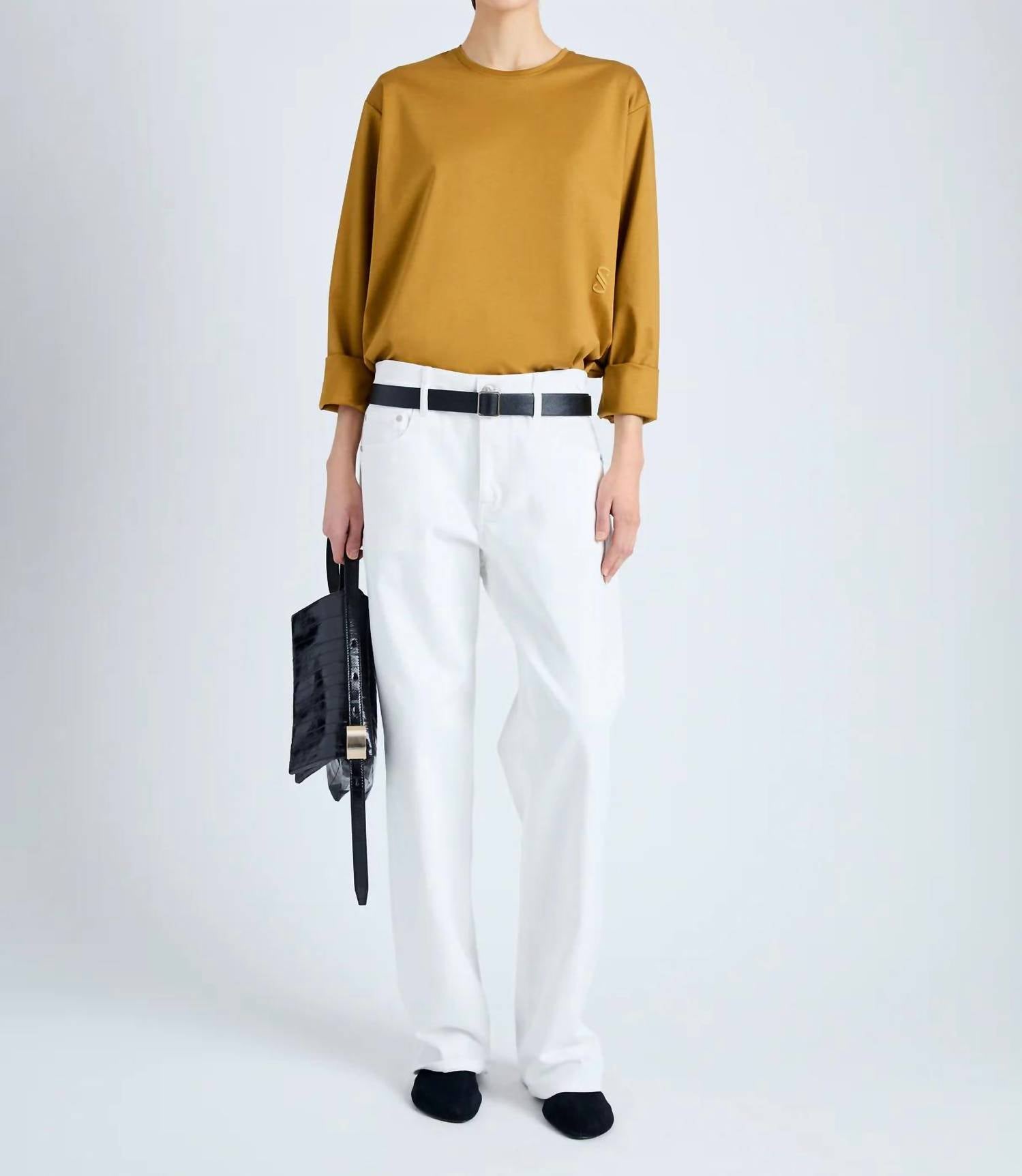 Proenza Schouler - Olson Cotton Jersey Top