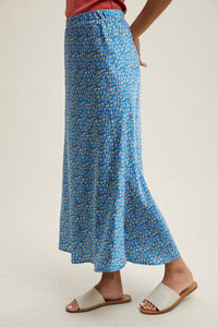 Wishlist - Lou Satin Floral Skirt