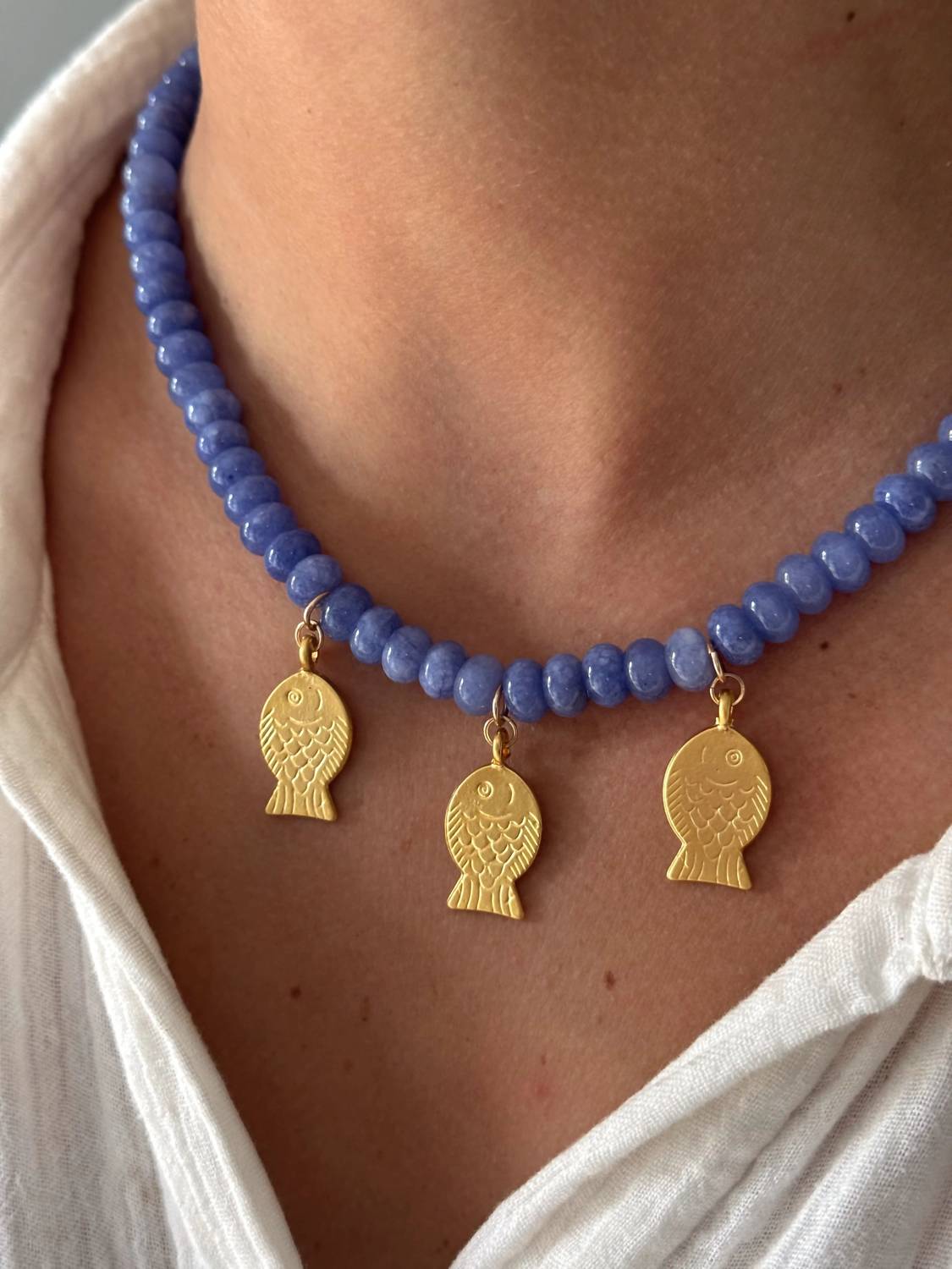 Alv Jewels - Pisces Gemstone Necklace