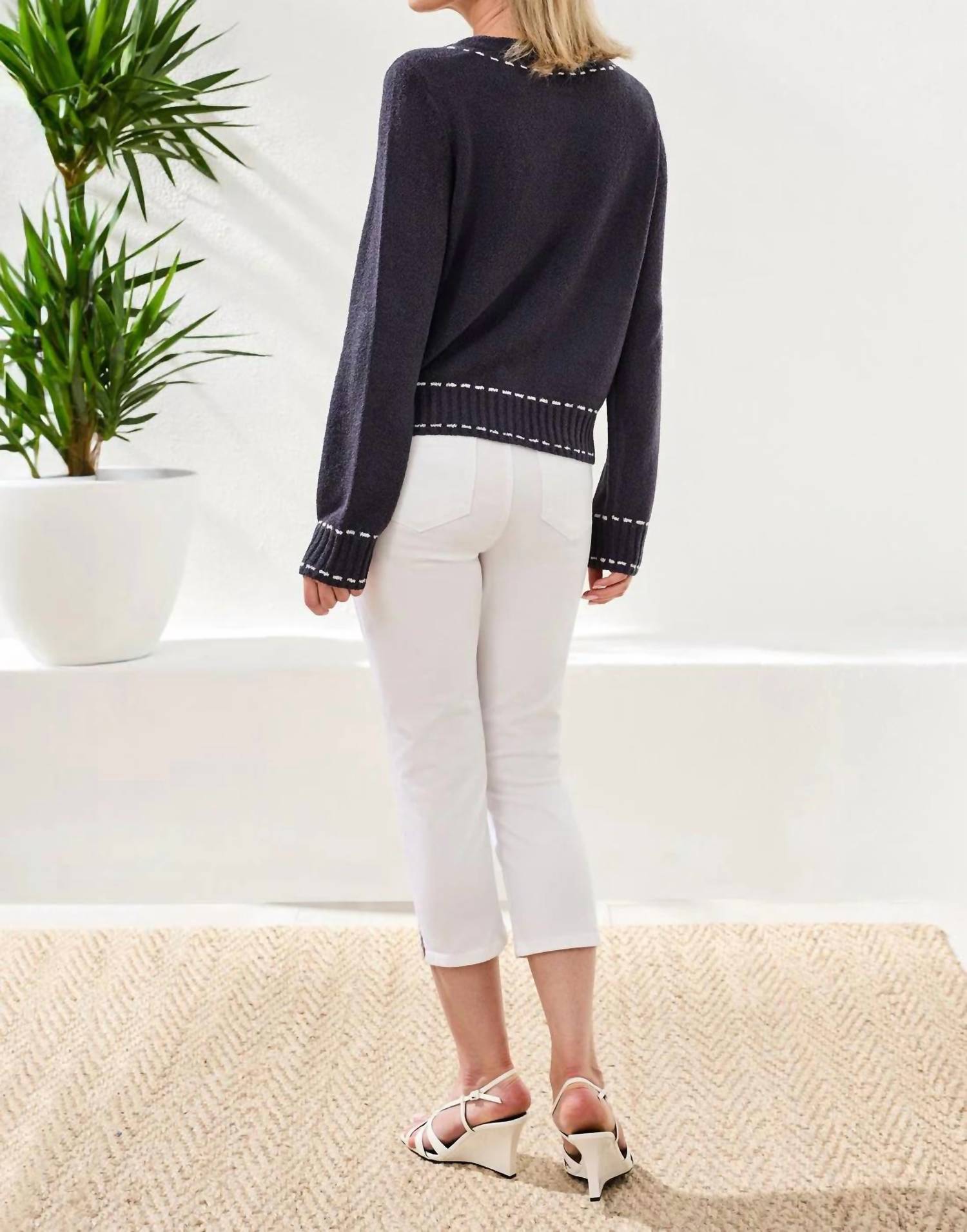 Tribal - Contrast Stitch Cardigan