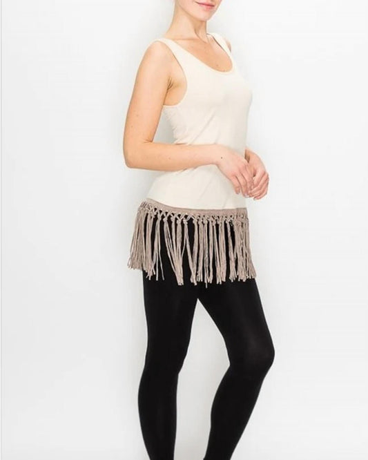 Origami - Fringe Hem Tank